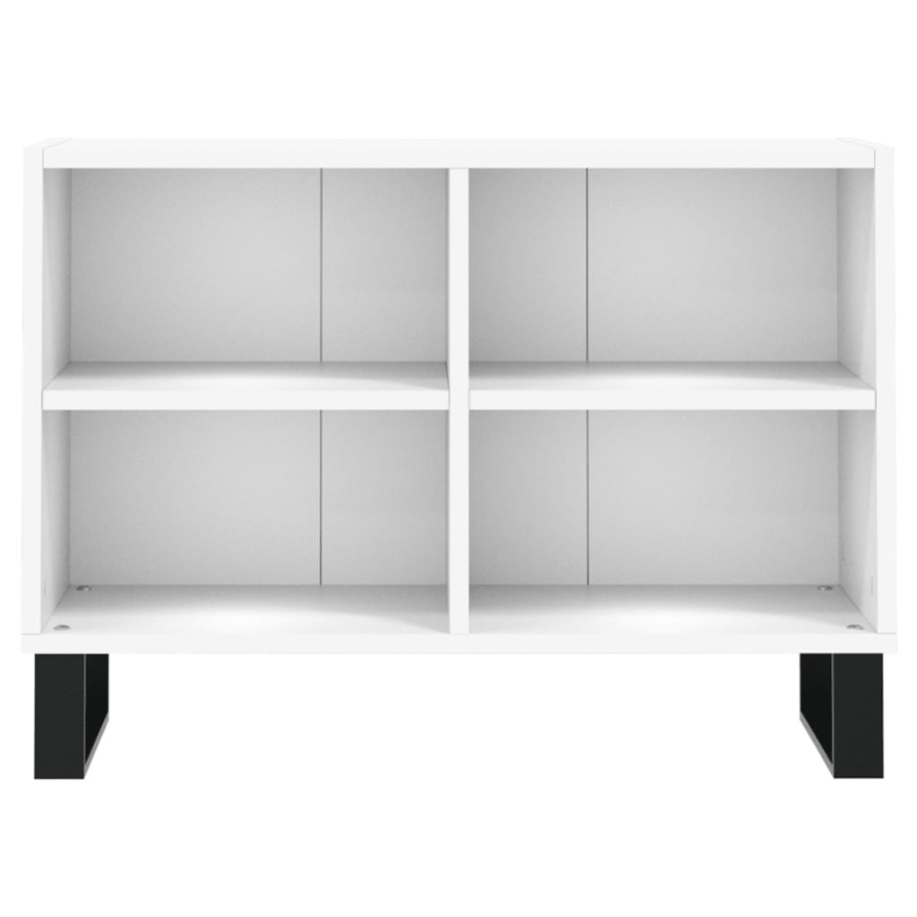 Fehér szerelt fa TV-szekrény 69,5x30x50 cm