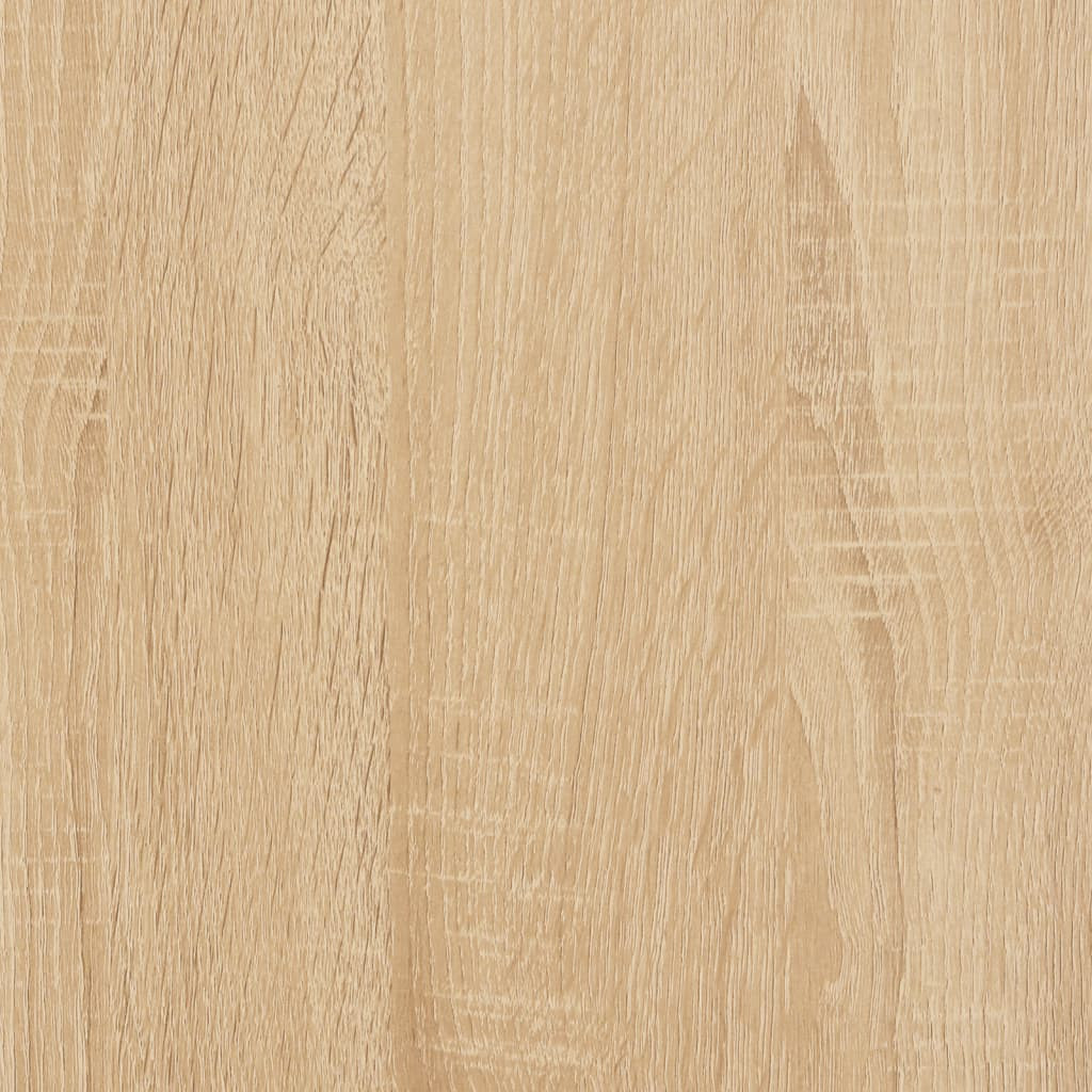 Sonoma tölgy színű szerelt fa és vas konzolasztal 180x30x75 cm Sonoma tölgy színű szerelt fa és vas konzolasztal 180x30x75 cm