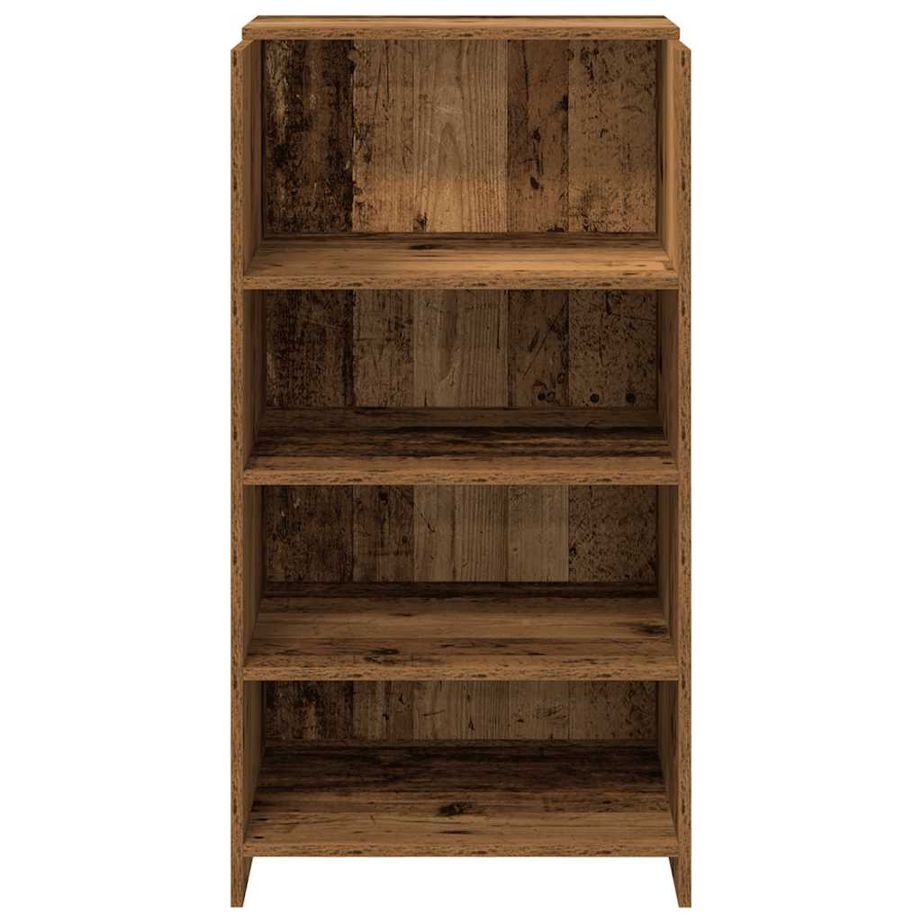 Recepciós pult antik fa 55x50x103,5 cm szerelt fa