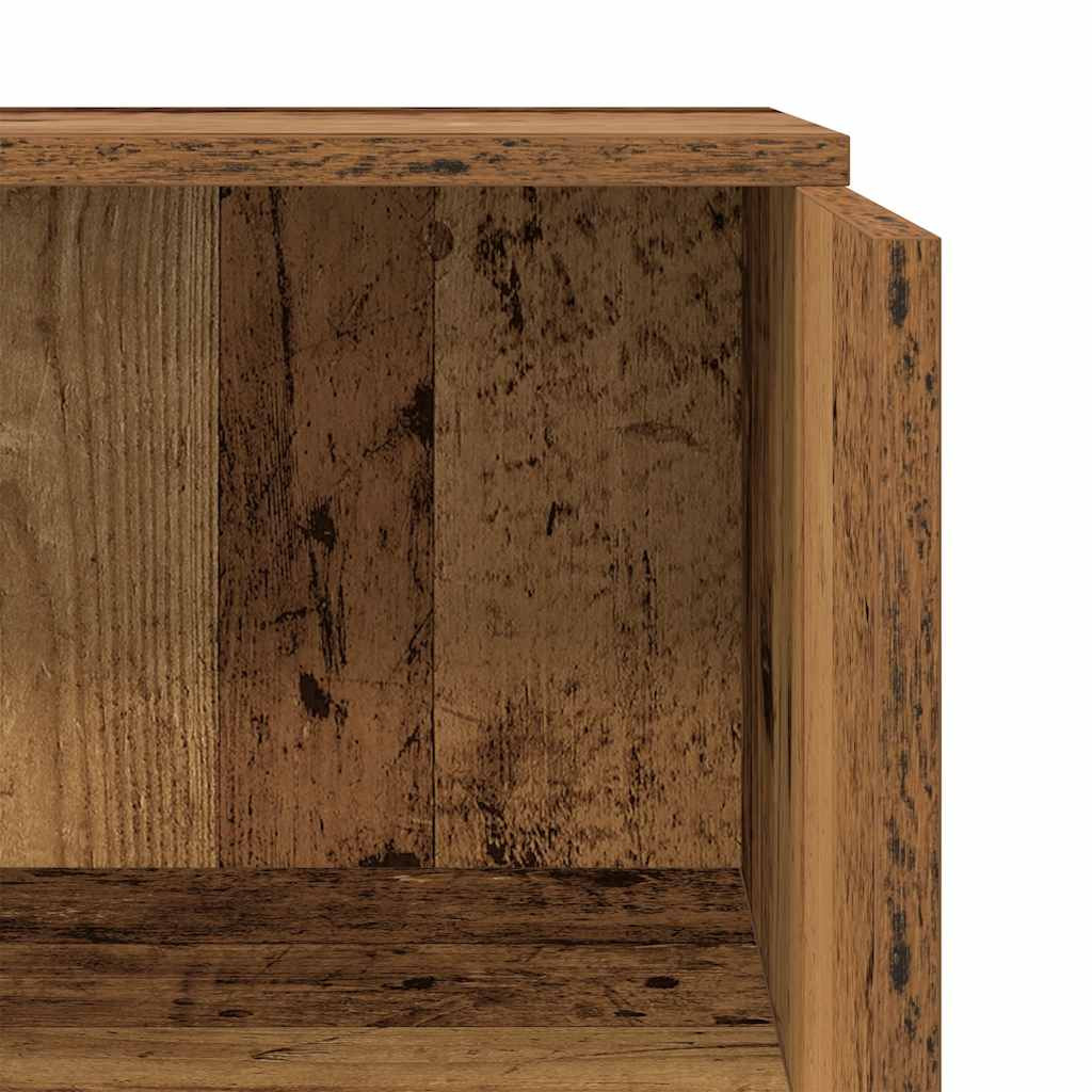 Recepciós pult antik fa 55x50x103,5 cm szerelt fa