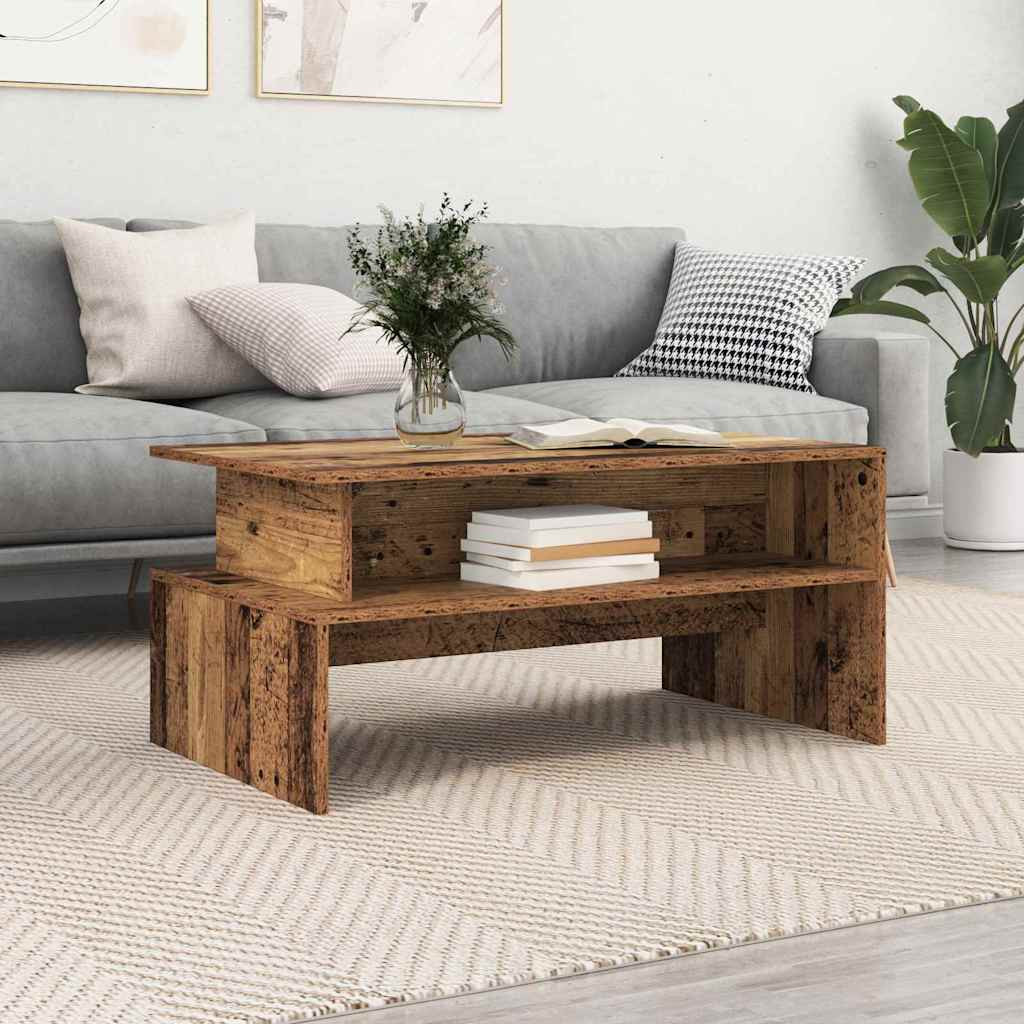 Dohányzóasztal Öreg fa 90 x 55 x 42.5 cm Faanyag