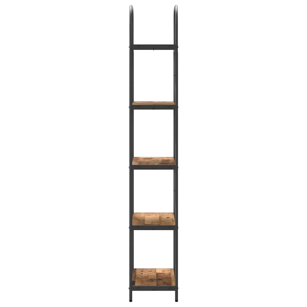 Könyvespolc Régi fa 60 x 30 x 183 cm Faanyag