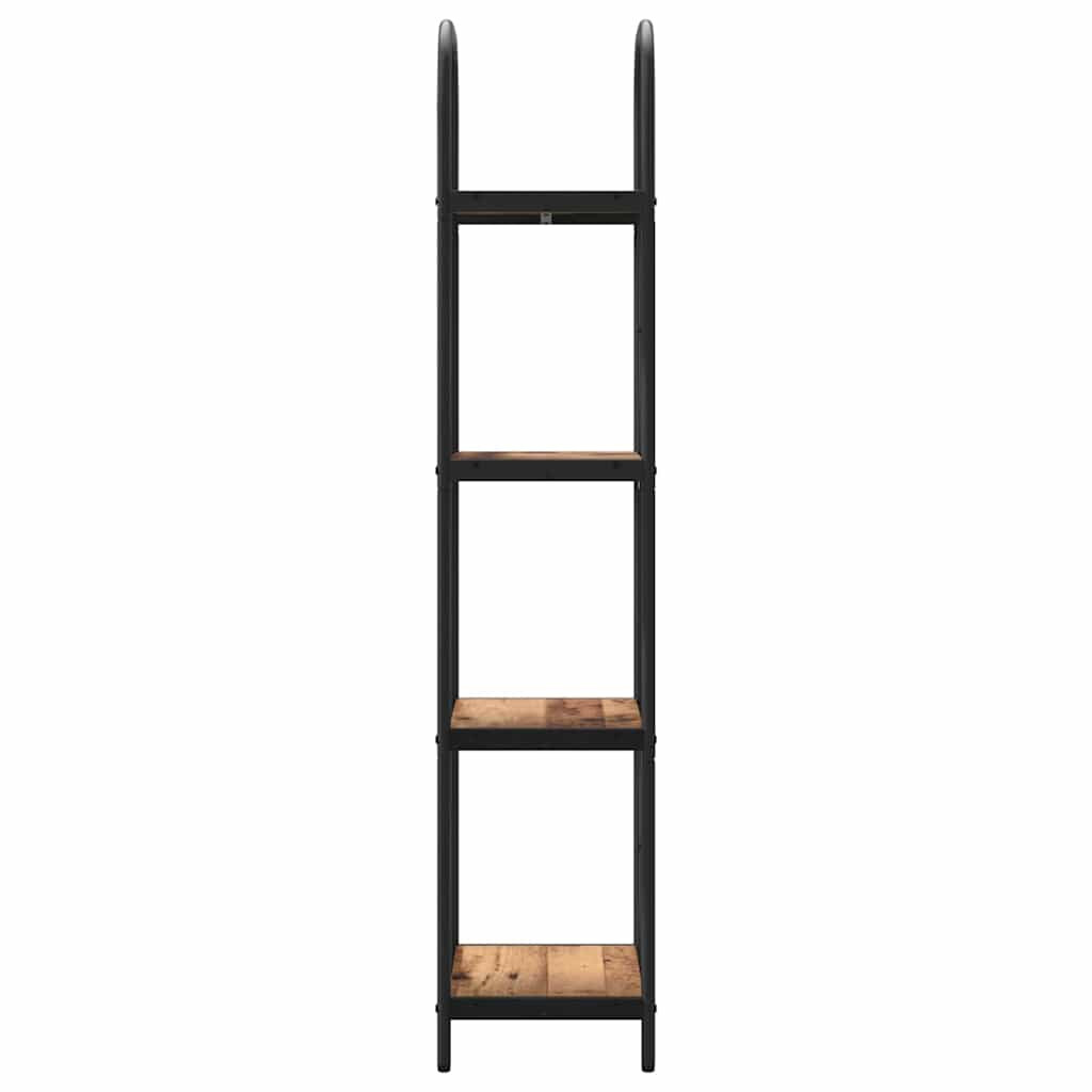 Könyvespolc Régi fa 40 x 30 x 146 cm Faanyag