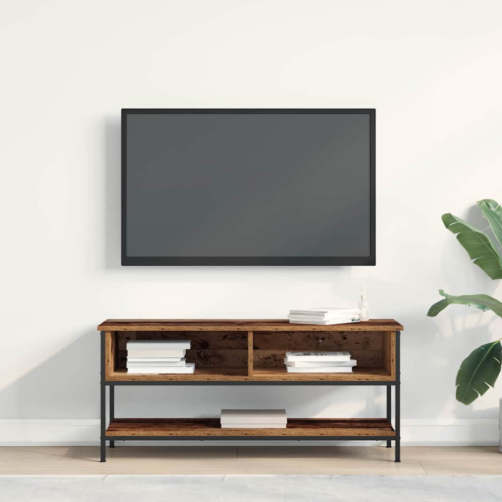 TV szekrény Régi fa 100 x 35 x 45 cm Faanyag
